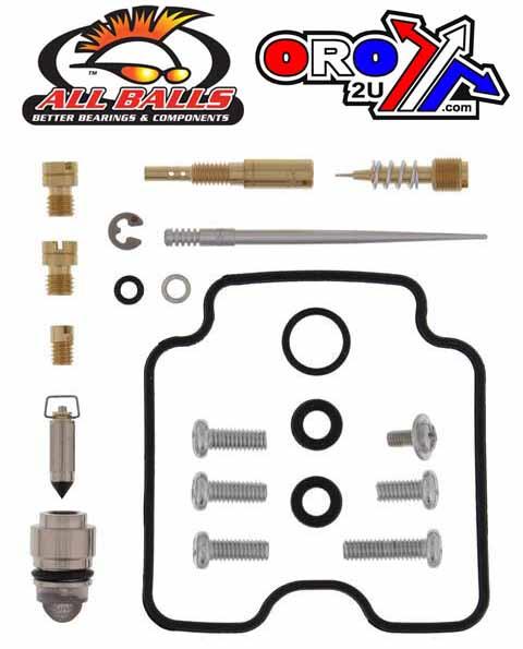 All Balls Racing Carburetor Rebuild Kit 07-08 Yam YFM400, Allballs 26-1387 ATV