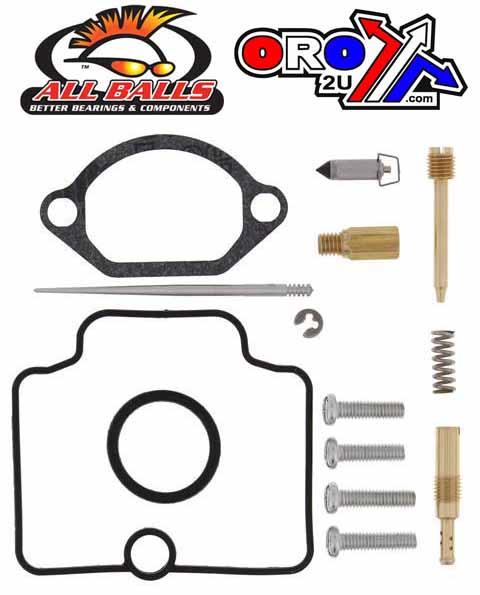 All Balls Racing Carburetor Rebuild Kit 01-13 Kaw KX85, Allballs 26-1396 Dirt