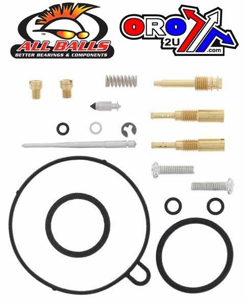 All Balls Racing Carburetor Rebuild Kit 06-22 Kaw KLX110, Allballs 26-1404 Dirt