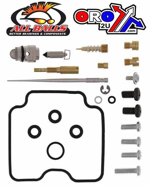 All Balls Racing Carburetor Rebuild Kit 02-08 Yam YFM660, Allballs 26-1407 ATV