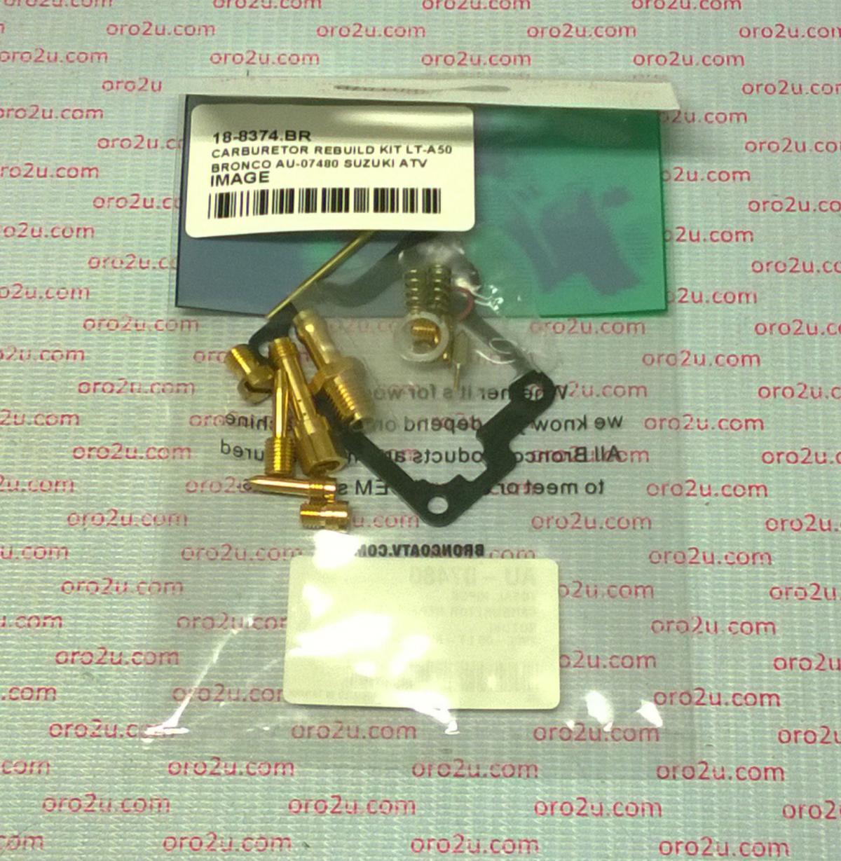 Bronco Carburetor Rebuild Kit Lt-a50, Bronco Au-07480 Suzuki ATV