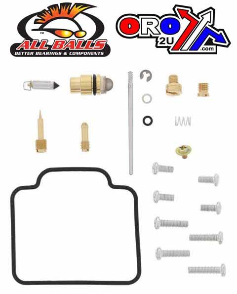 All Balls Racing Carburetor Rebuild Kit 1998 Arctic Cat 400, Allballs 26-1438 ATV