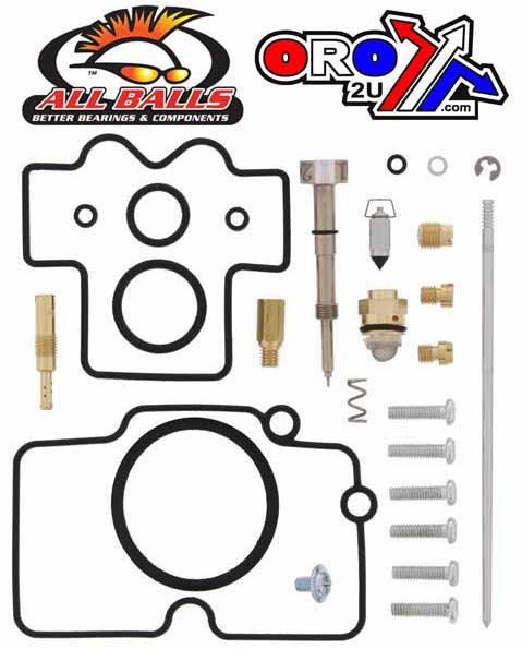 All Balls Racing Carburetor Rebuild Kit 00-02 Yam YZ426F, Allballs 26-1439 Dirt