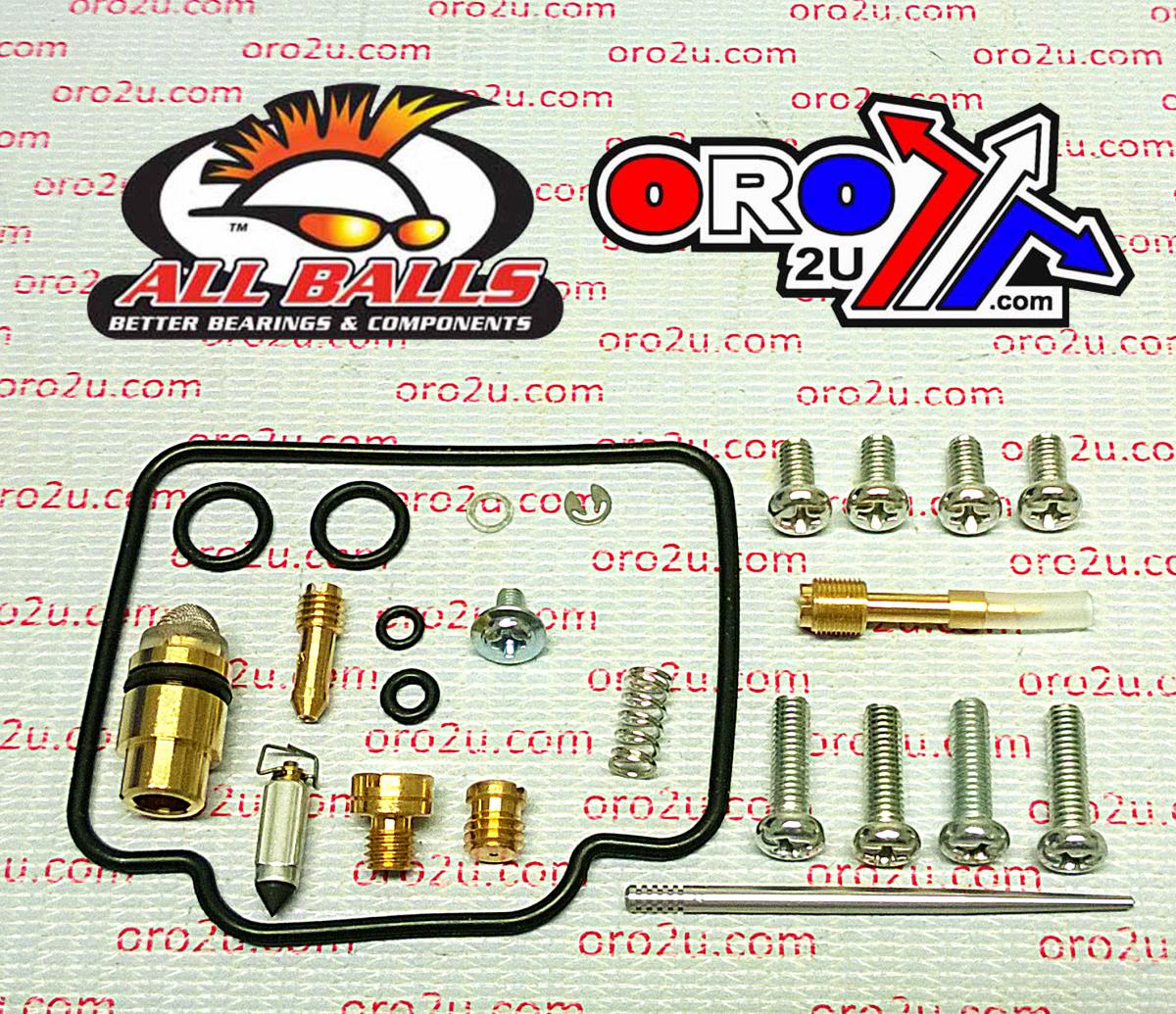 All Balls Racing Carburetor Rebuild Kit 98-99 Yam YFM350, Allballs 26-1522 ATV