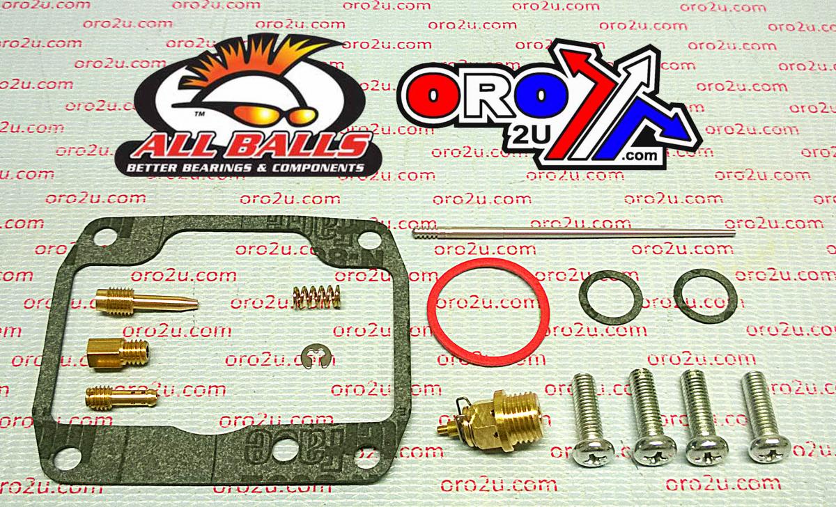 All Balls Racing Carburetor Rebuild Kit 87-90 Yam YZ490, Allballs 26-1527 Dirt