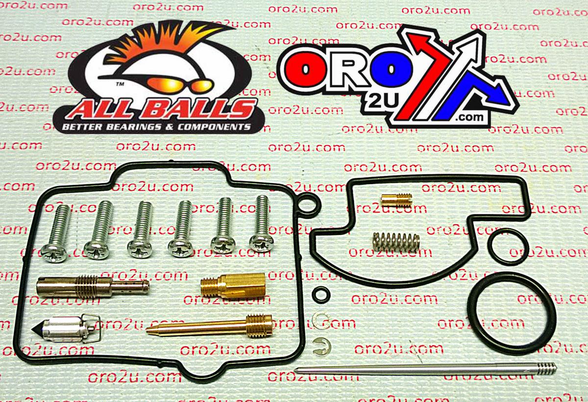 All Balls Racing Carburetor Rebuild Kit 2000 Kaw KX125, Allballs 26-1556 Dirt