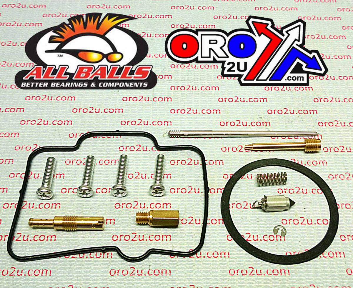 All Balls Racing Carburetor Rebuild Kit 1991 Kaw KX125, Allballs 26-1558 Dirt