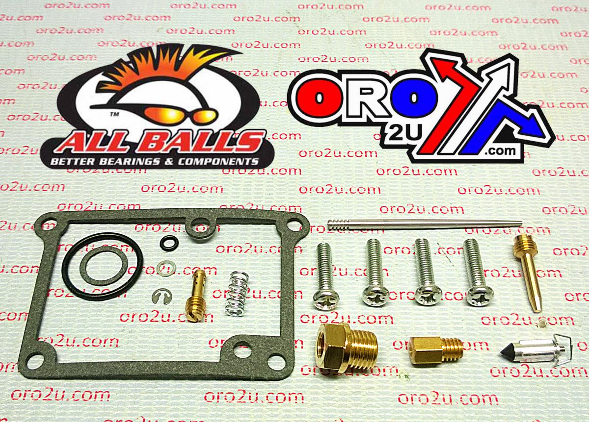 All Balls Racing Carburetor Rebuild Kit 00-01 Kaw KX65, Allballs 26-1562 Dirt