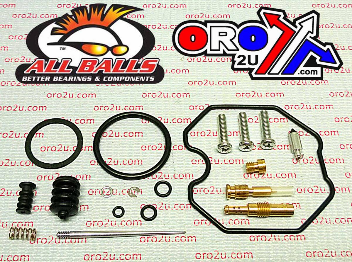 All Balls Racing Carburetor Rebuild Kit 86-88 Hon TRX200SX, Allballs 26-1576 ATV