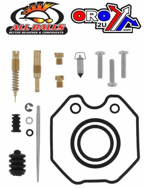 All Balls Racing Carburetor Rebuild Kit 87-00 Hon XR100R, Allballs 26-1002 Dirt