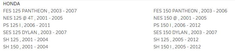 Sifam Starter Motor Honda 125/150