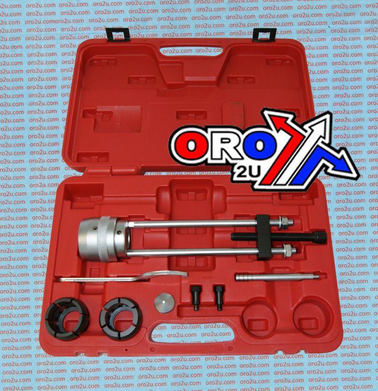 Dirt Racing Universal Steering Bearing Removal Tool, Lower Steering Stem Bearings, 1x 40-46mm and 1x 35-40mm