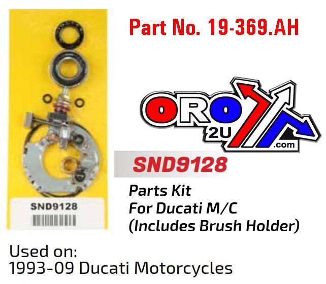 Arrowhead Electrical Starter Motor Repair Kit, Ducati 93-09 Snd9128, Arrowhead Snd9128