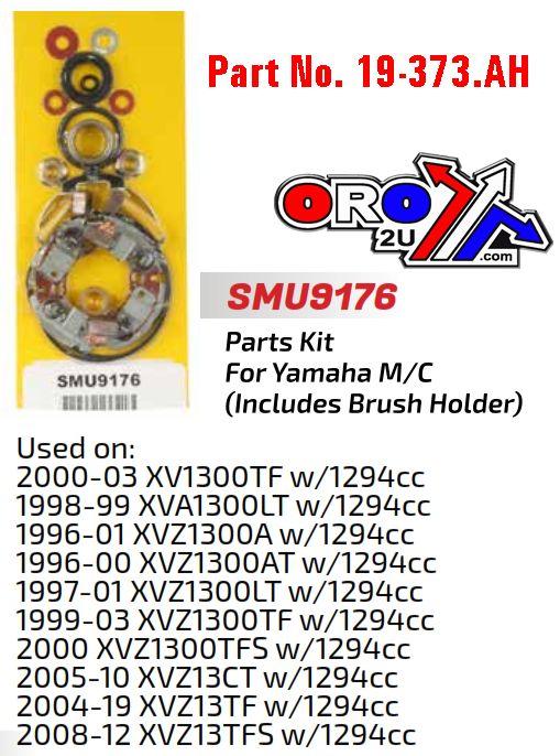 Arrowhead Electrical Starter Motor Repair Kit, Yamaha Xv1300 Xvz Smu9176, Arrowhead