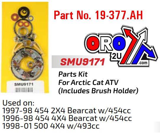 Arrowhead Electrical Starter Motor Repair Kit, Arctic Cat Bearcat Smu9171, Arrowhead