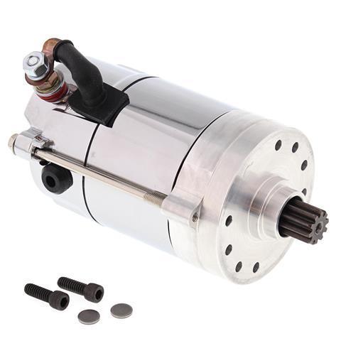 All Balls Racing Starter Motor Hd 1.4 Kw 66-88, Harley Davidson, Chrome 1/4-20, Allballs 80-1008