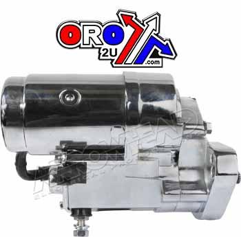 Arrowhead Electrical Starter Motor Harley Davidson, Shd0009-c, Chrome 18 Splines