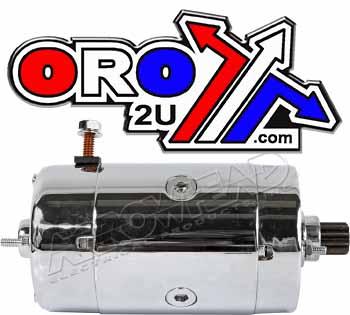 Arrowhead Electrical Starter Motor Harley Davidson, Shi0011-c, Chrome, 31570-73