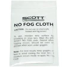 Scott Goggles No Fog Cloth Scott Google