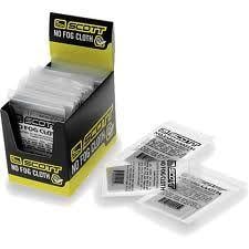 Scott Goggles Card of 24 No Fog Cloth Scott