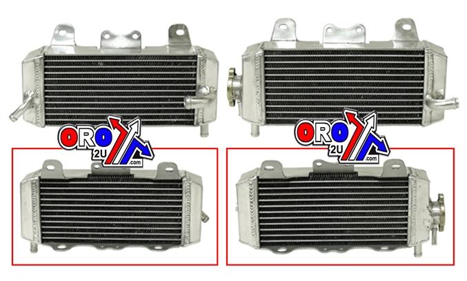 Dirt Racing Radiator Set Aluminum Oversize 2006 YZF250 Set Os Yamaha WRF250 07-09 5xc-1240a-90-00
