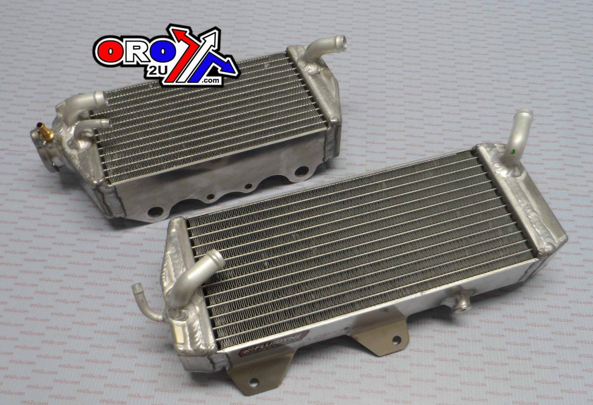 Fluidyne Radiators Radiator KXF450 KX450F 2008, Fluidyne FPS11-8kx450, 39061-0151 & 39061-0155