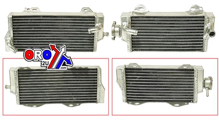 Psychic Radiator Set Oversize RMZ450 08-17 Os, Psychic Xd-10089