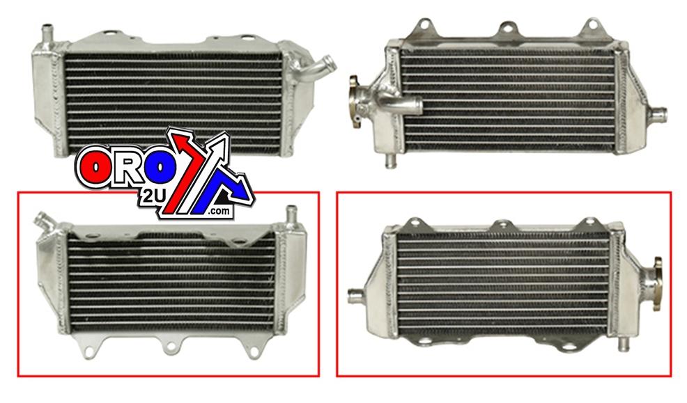 Psychic Radiator YZF450 10-13 Set, Xd-10035 33d-1240a-00-00 & 33d-12461-00-00