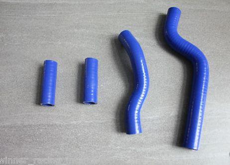 Psychic Hose Kit/4 07-09 YZF250, Silicone Radiator Yamaha, Psychic MX-10034 Blue