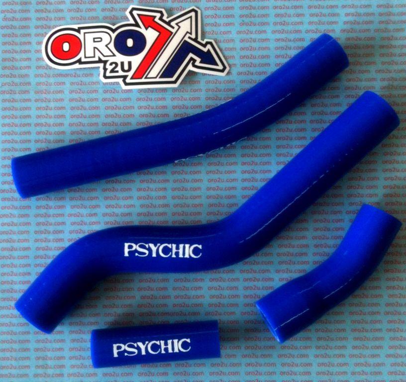 Psychic Hose Kit/4 03-09 YZF450, Silicone Radiator Yamaha, Psychic MX-10035 Blue