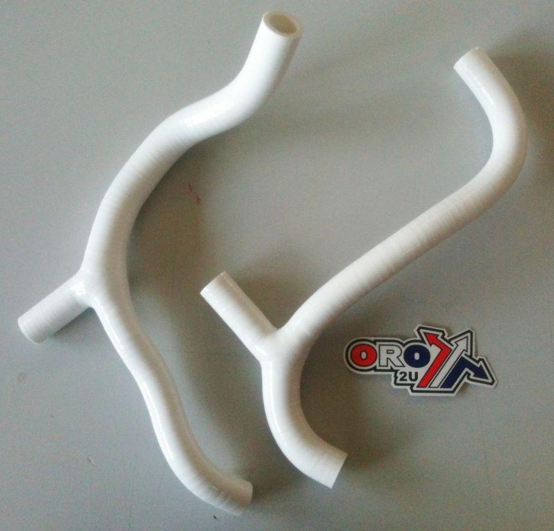 Dirt Racing Hose 09-12 CRF450 White Y Set