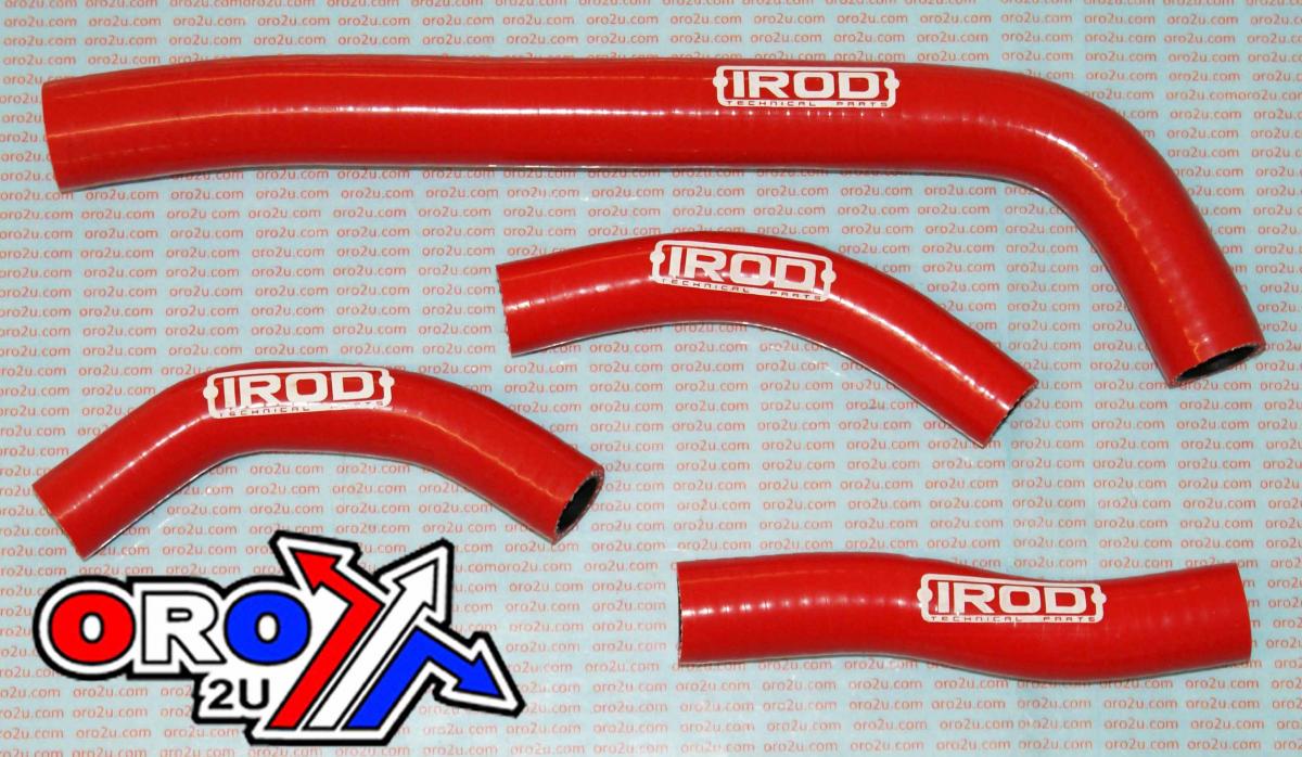 IROD Radiators Hose Kit/4 10-13 CRF250 Red, Silicone Radiator Hose Kits, 010006 Irod