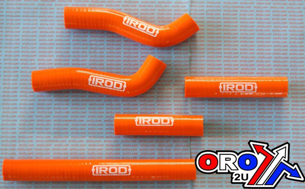 IROD Radiators Hose Kit SX-F 250 2006 KTM, Silicone Radiator Orange SXF, Irod 010039