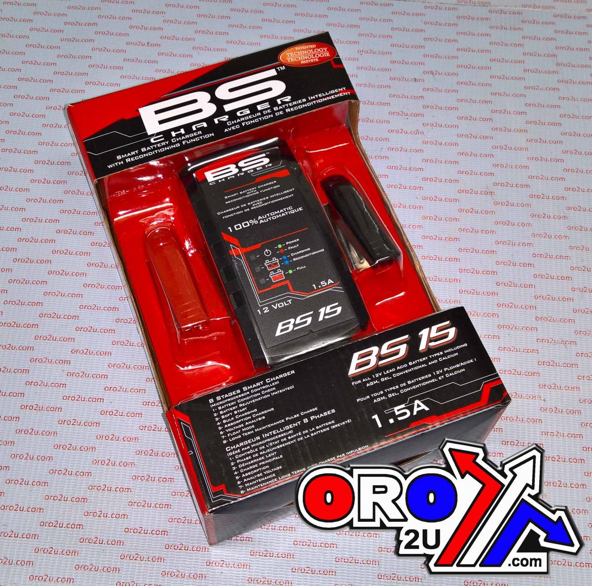 BS Batteries Battery Charger Smart 12v 1.5a, Bs 15 Charger, 700510, 12v, !!! *** Eu Socket *** !!!