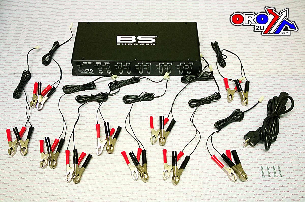 BS Batteries Battery Charger 12v 10 X 1.5a, 10 Bank Charger, 700518, 10 X 1.5a,bs-BK10, !!! *** Eu Socket *** !!!