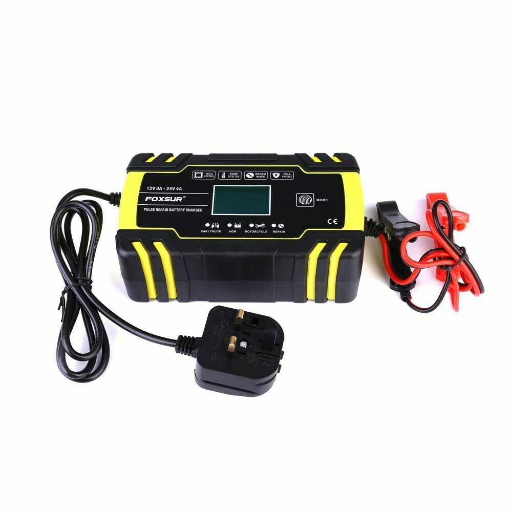 Tag-z Battery Charger 12v & 24v 8amp, !! 12v Only !! Gel Cell, Charger, Hilka 83650008