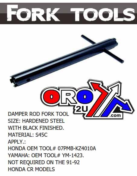 Dirt Racing Fork Damper Holding Tool MX-12288