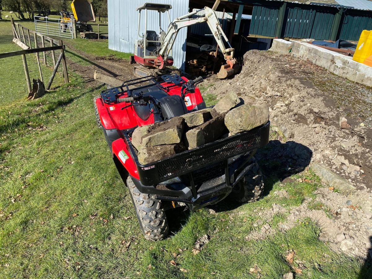 Tag-z ATV Steel Cargo Rack / Wire Basket, Size : 104x70x16.5cm Tag-z, with Fitting Kit