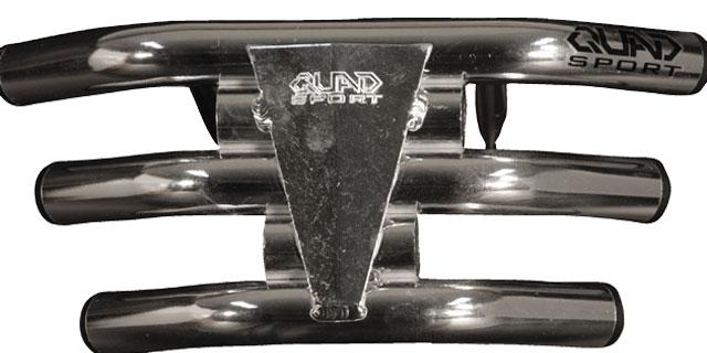 Rijomotor Front Bumper Polaris Outlaw525, Aluminium ATV, Quad Tribar Bar