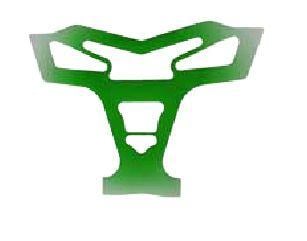 Quad Sport Decal Phd Bumper Green, 122011639