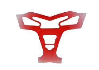 Quad Sport Decal Phd Bumper Red, 122011637