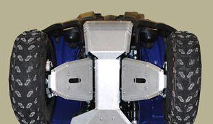 Ricochet A-arm Skid Plates Aluminum 12-14 Yamaha Grizzly Yfm 350, 763a Ricochet