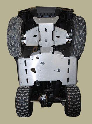 Ricochet Full Skid Plate Aluminum 12-13 Kawasaki Bruteforce 300, 764 Ricochet