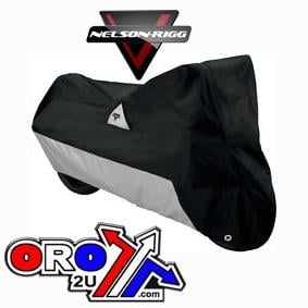 Nelson Rigg Falcon Defender Black Med, Motorcycle Bike Cover, DE-2000-02-MD