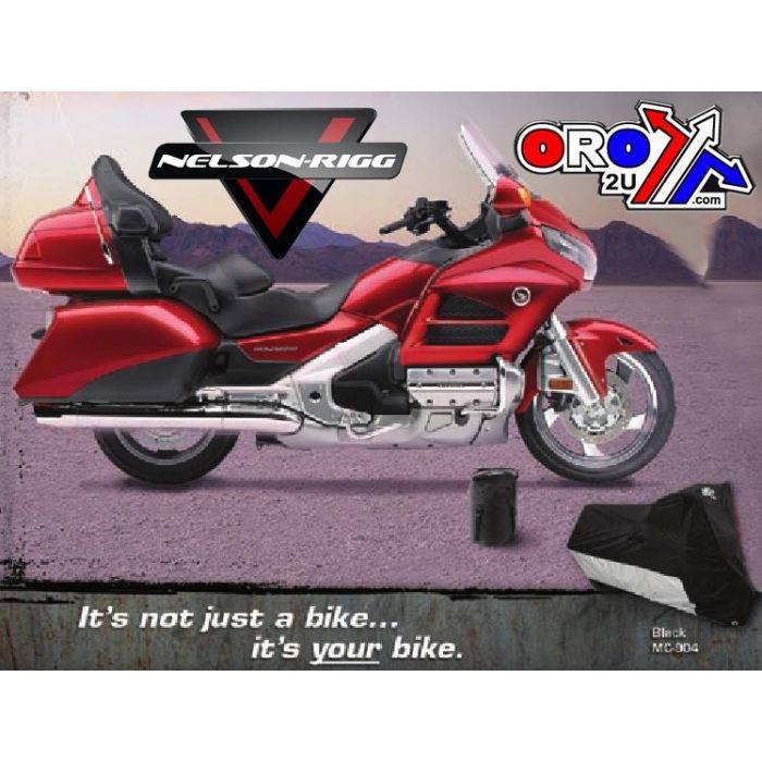 Nelson Rigg Falcon Defender Black Large, Motorcycle Bike Cover, De-2000-03-lg
