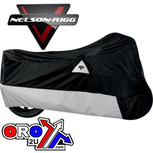 Nelson Rigg Falcon Defender Black Large, Motorcycle Bike Cover, DE-400-03-LG