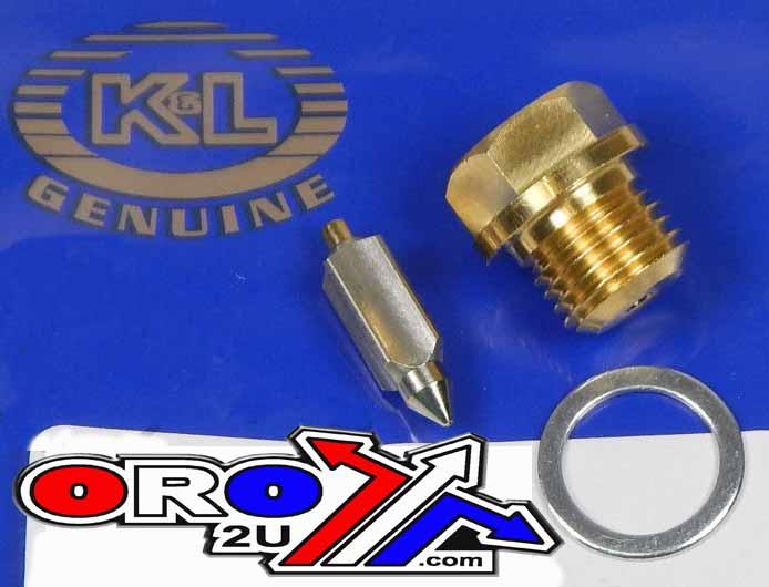 K&L Supply Float Valve 16030-1001, K&l 18-4741 Mikuni KH125 KZ650, KL18-4741