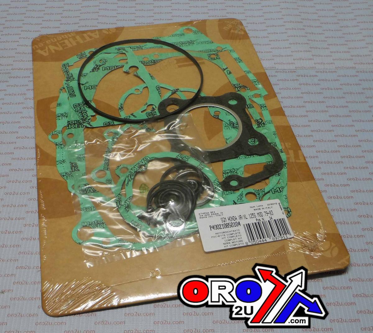 Athena Gasket Full Set 79-83 XL125, Athena P400210850104 Honda