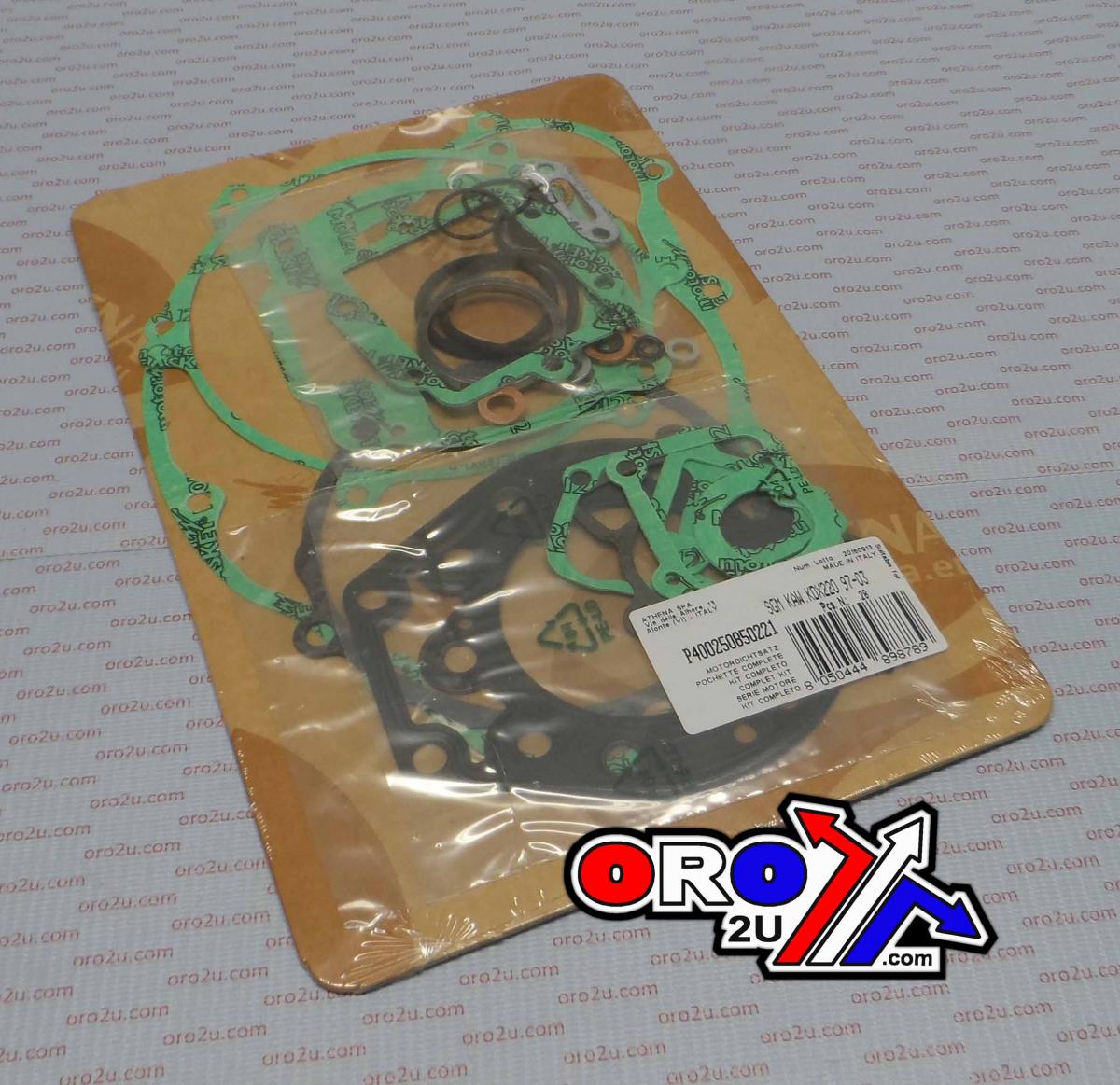Athena Gasket Full Set KDX220 97-03, Athena P400250850221 Kawasaki