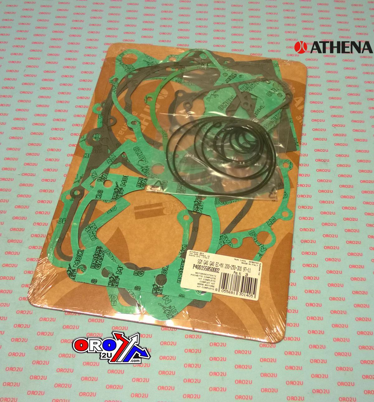 Athena Complete Gasket Kit EC/MX 200/250/300 97-14, Athena P400155850002 Gas Gas